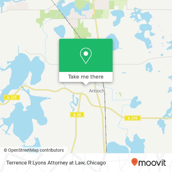 Terrence R Lyons Attorney at Law map