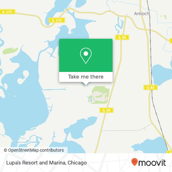 Lupa's Resort and Marina map