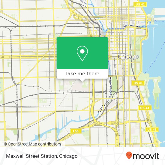 Maxwell Street Station map