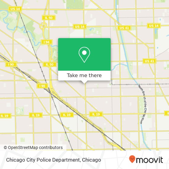 Chicago City Police Department map