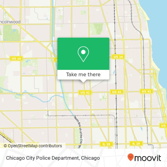 Mapa de Chicago City Police Department