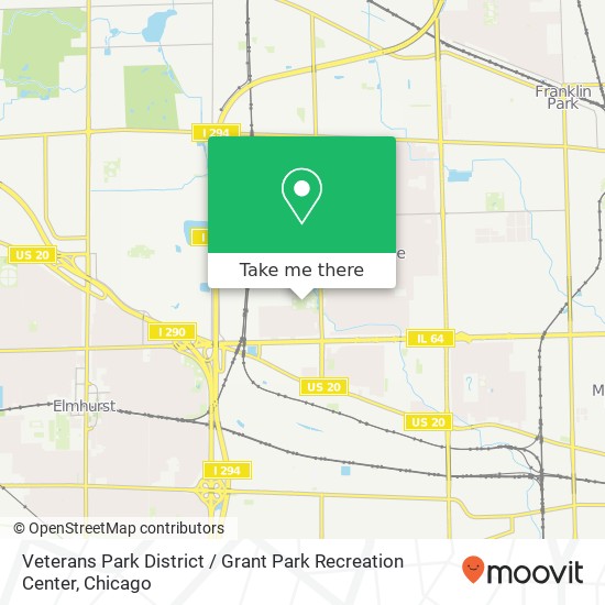 Veterans Park District / Grant Park Recreation Center map