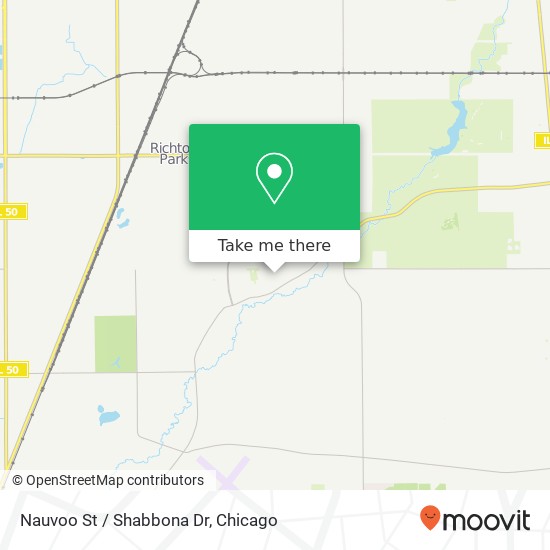 Nauvoo St / Shabbona Dr map