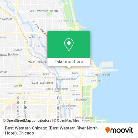 Best Western-Chicago (Best Western River North Hotel) map