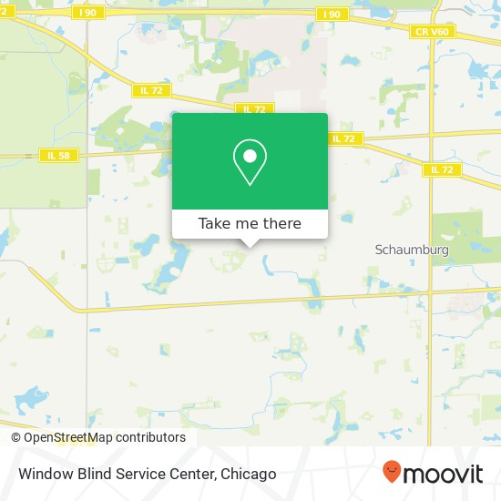 Window Blind Service Center map