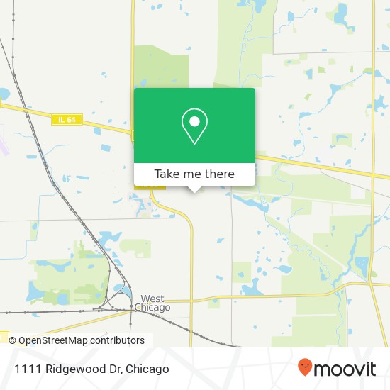 1111 Ridgewood Dr map