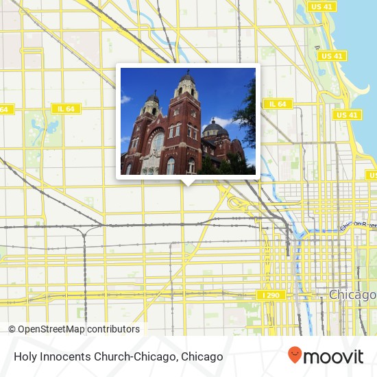 Mapa de Holy Innocents Church-Chicago