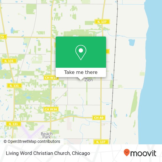 Living Word Christian Church map