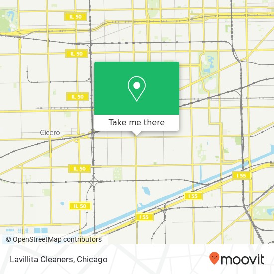 Lavillita Cleaners map