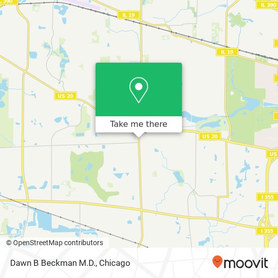 Dawn B Beckman M.D. map