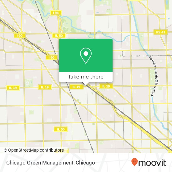Chicago Green Management map