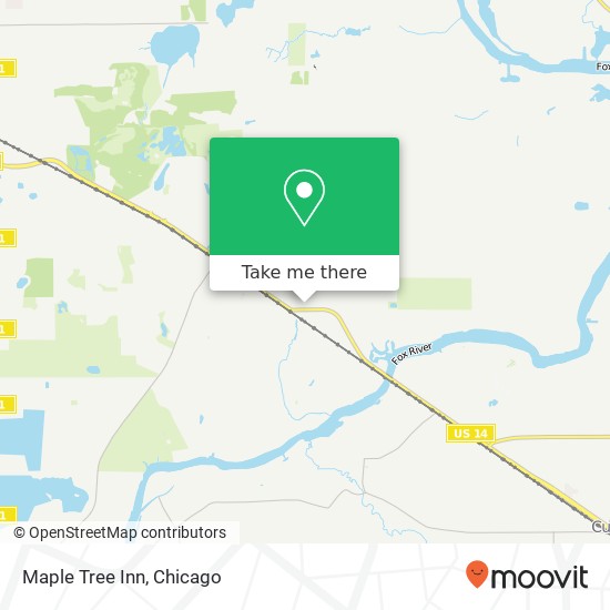 Mapa de Maple Tree Inn