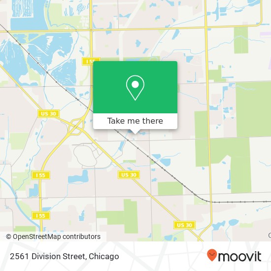 2561 Division Street map