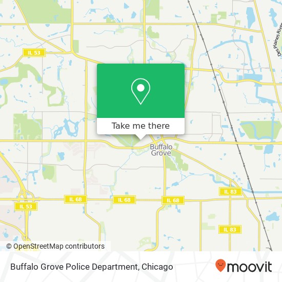 Mapa de Buffalo Grove Police Department