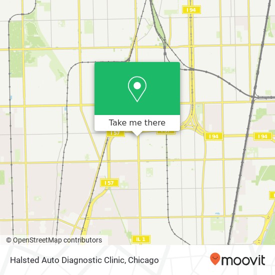 Halsted Auto Diagnostic Clinic map