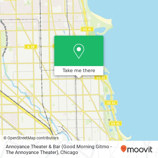 Annoyance Theater & Bar (Good Morning Gitmo - The Annoyance Theater) map