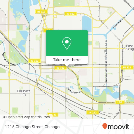 Mapa de 1215 Chicago Street