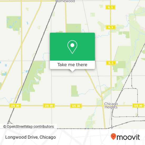 Mapa de Longwood Drive