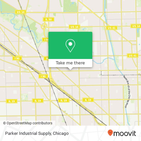 Mapa de Parker Industrial Supply