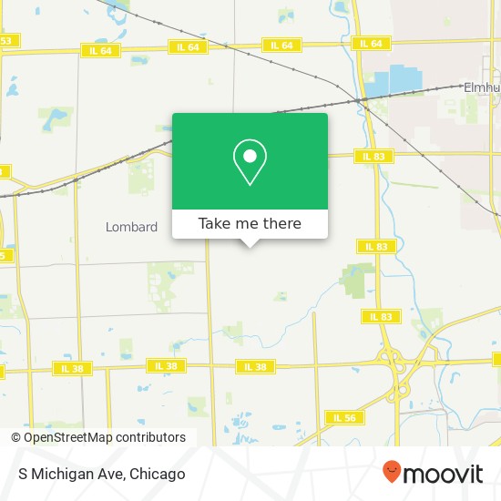 Mapa de S Michigan Ave