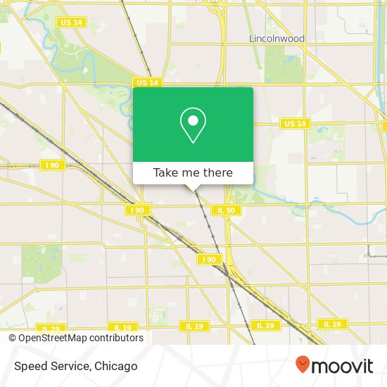 Speed Service map