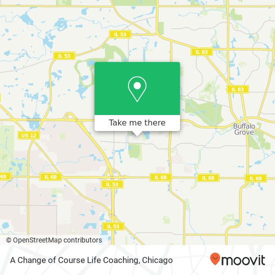 Mapa de A Change of Course Life Coaching