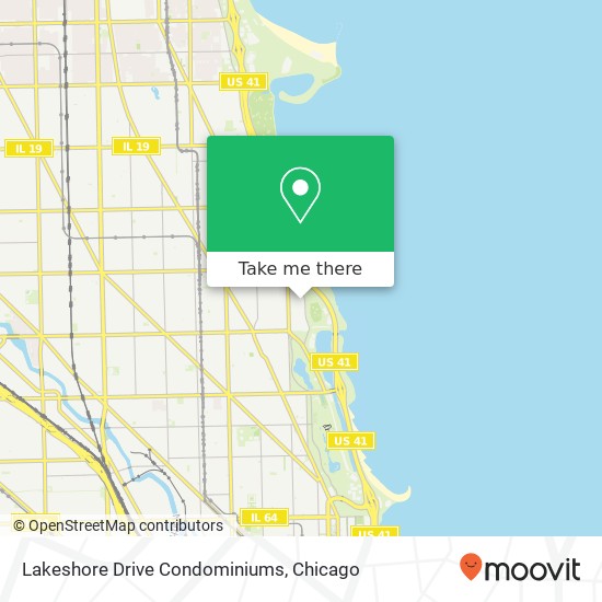 Mapa de Lakeshore Drive Condominiums