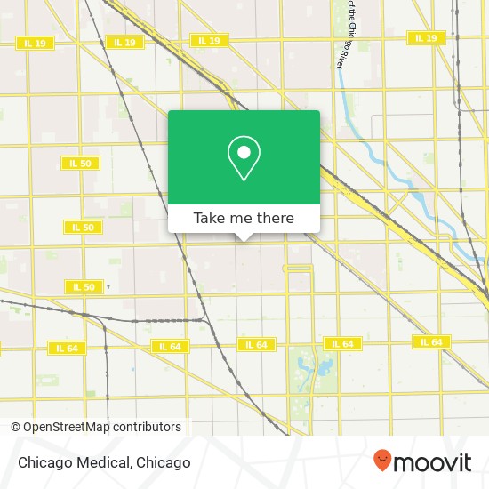 Chicago Medical map