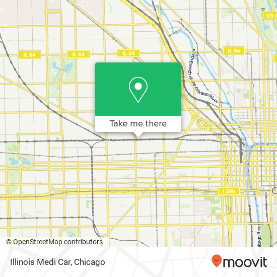 Illinois Medi Car map