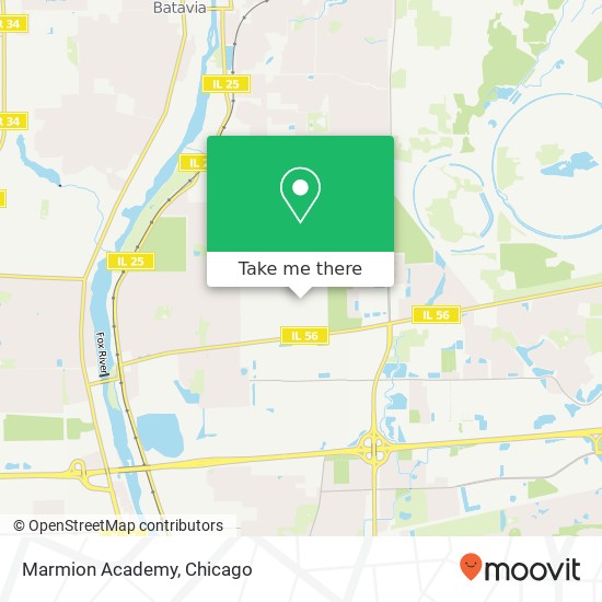 Marmion Academy map