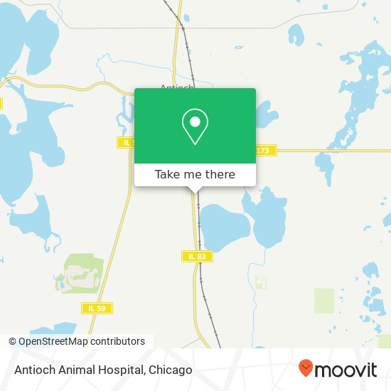Antioch Animal Hospital map
