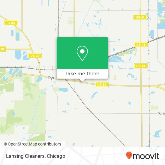 Lansing Cleaners map