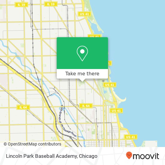 Lincoln Park Baseball Academy map