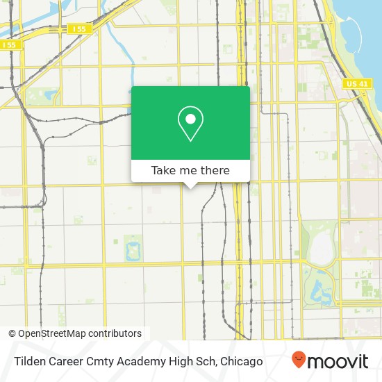 Mapa de Tilden Career Cmty Academy High Sch