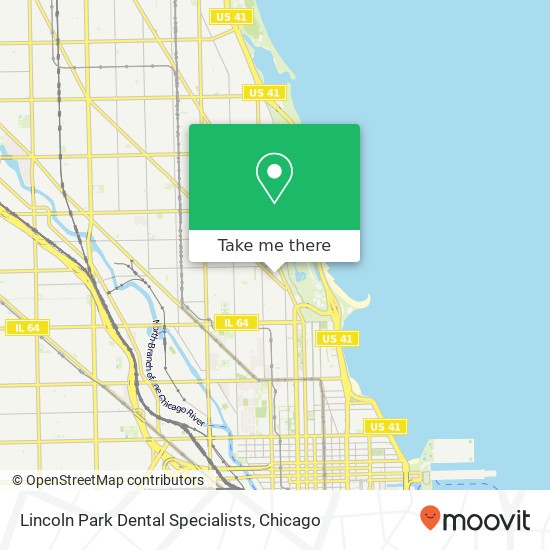 Lincoln Park Dental Specialists map