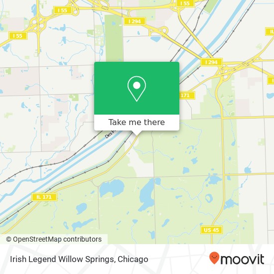 Irish Legend Willow Springs map