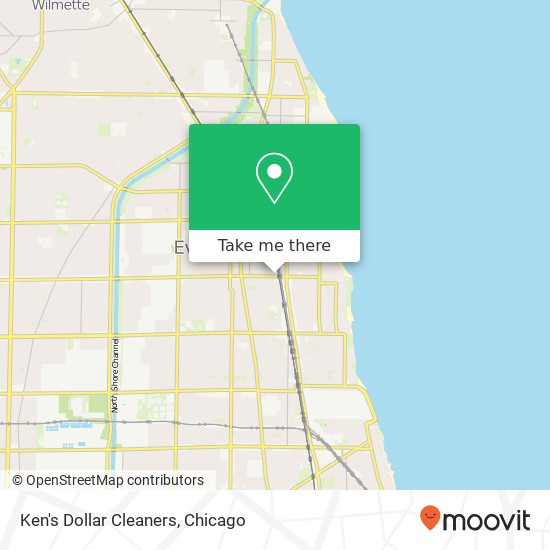 Ken's Dollar Cleaners map