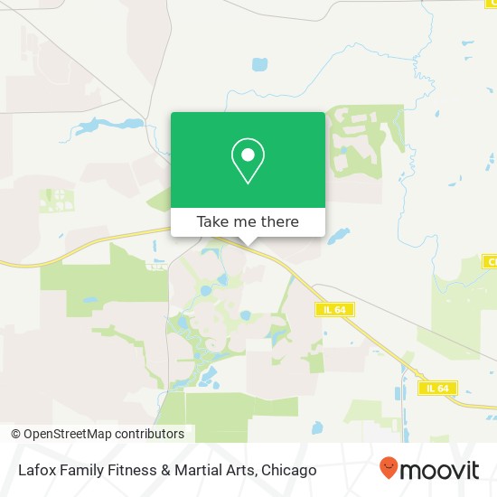 Lafox Family Fitness & Martial Arts map