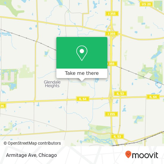 Mapa de Armitage Ave