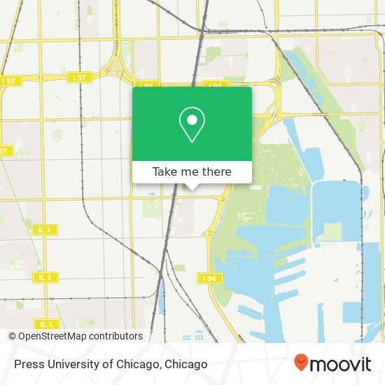 Press University of Chicago map