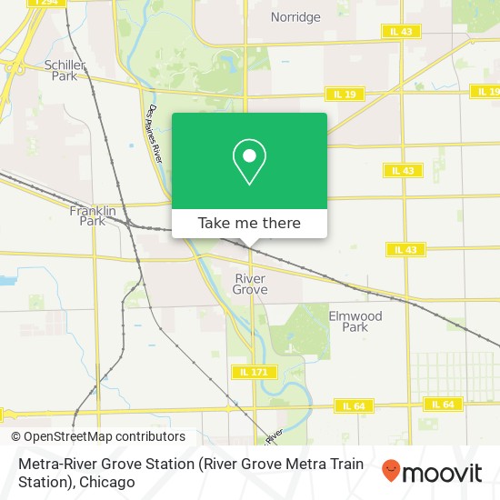 Mapa de Metra-River Grove Station
