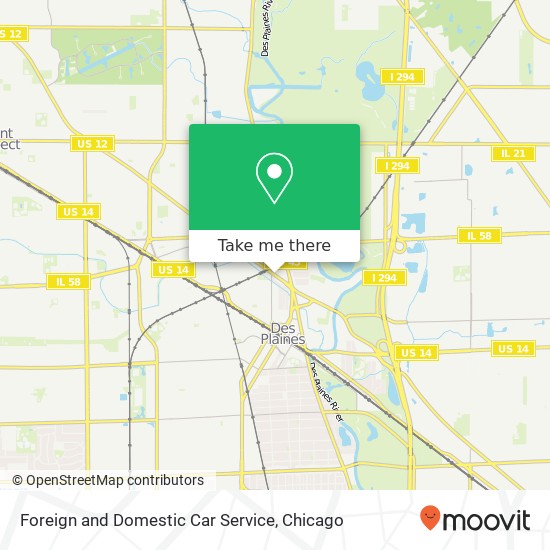 Foreign and Domestic Car Service map