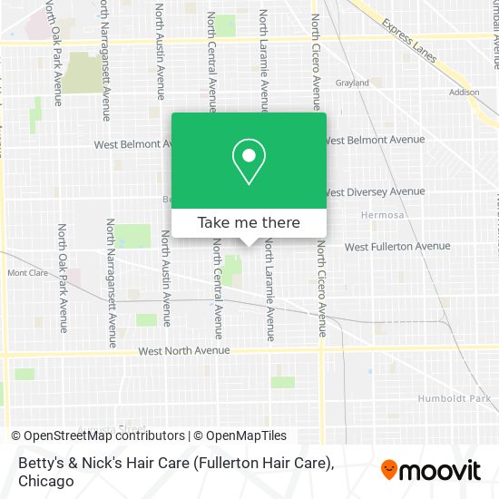 Mapa de Betty's & Nick's Hair Care (Fullerton Hair Care)