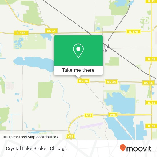 Crystal Lake Broker map