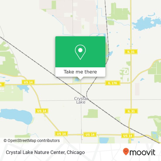 Mapa de Crystal Lake Nature Center