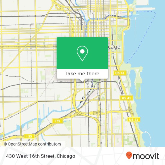 430 West 16th Street map