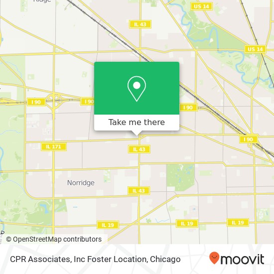 CPR Associates, Inc Foster Location map