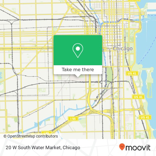 20 W South Water Market map