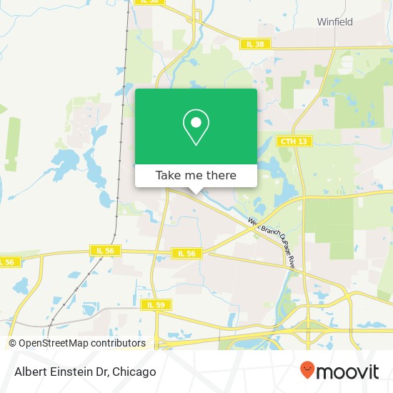 Albert Einstein Dr map