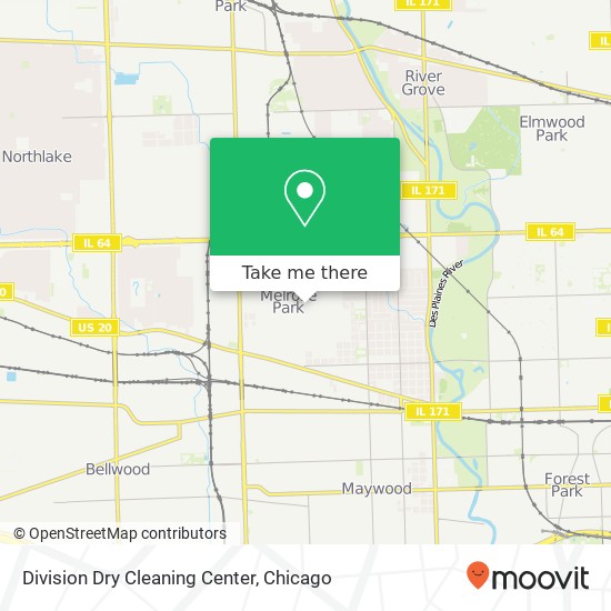 Division Dry Cleaning Center map